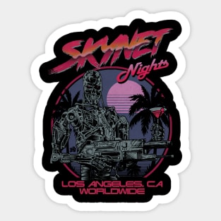 "SKYNET NIGHTS" Sticker